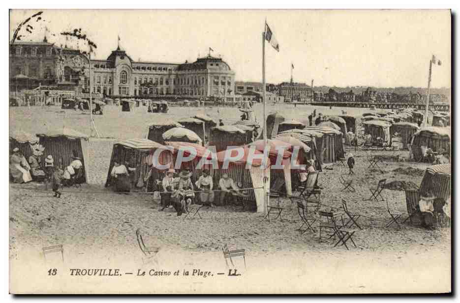 CPA Trouville Le Casino et la Plage