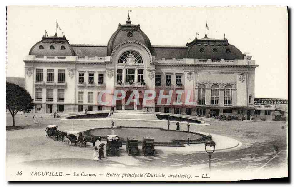 CPA Trouville Le Casino entree principale