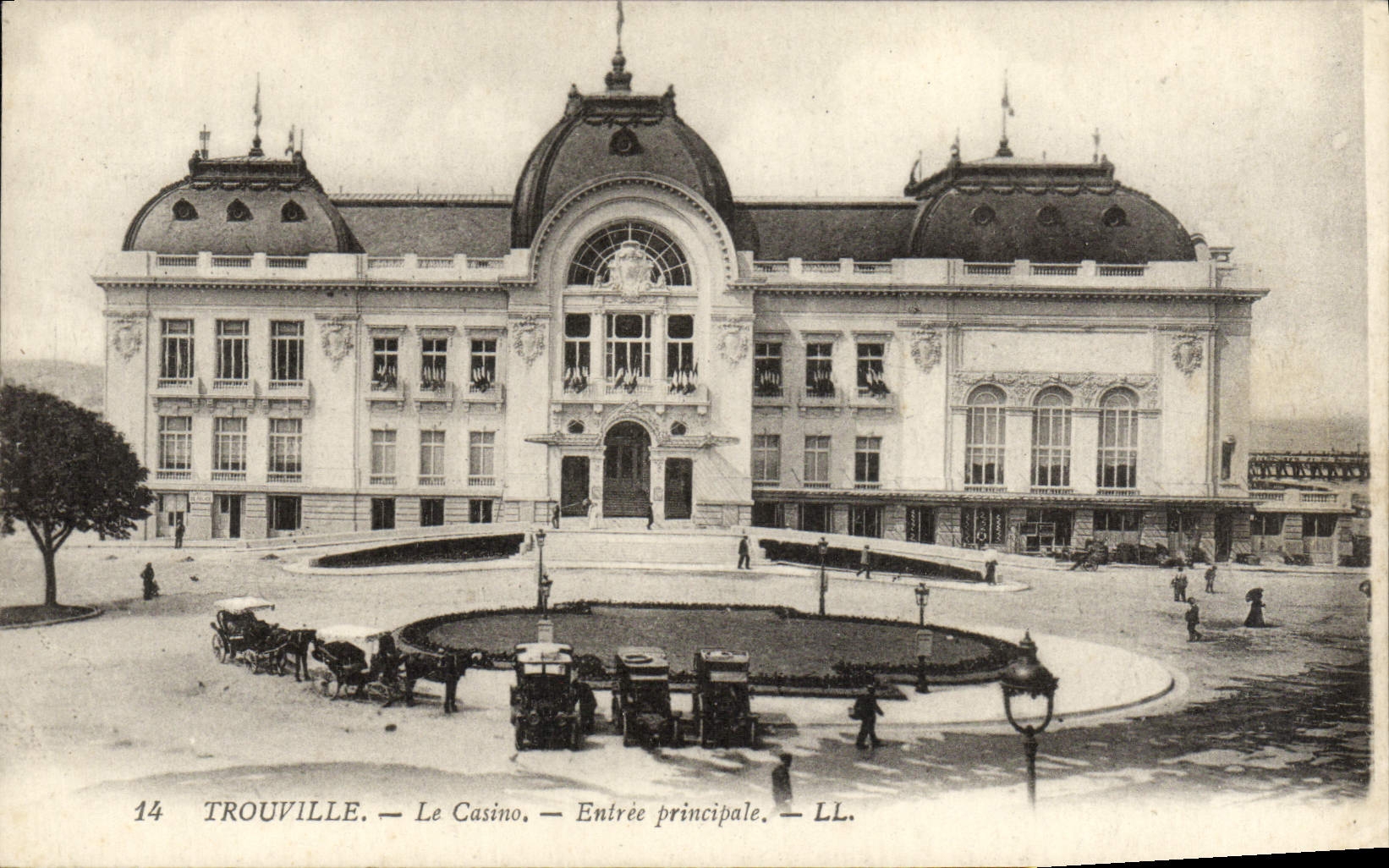 CPA Trouville Le Casino entree Principal