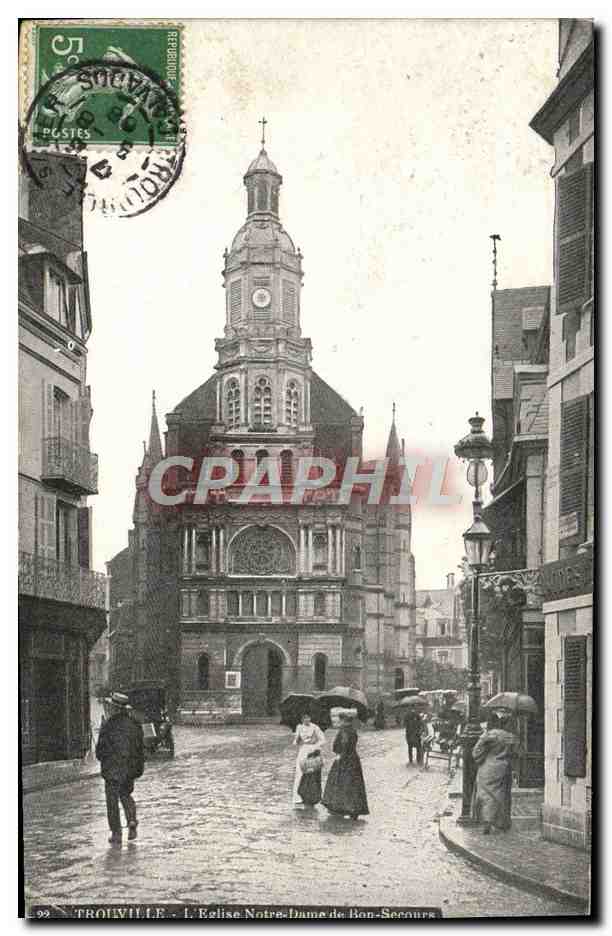 CPA Trouville L'Eglise Notre Dame de Bon Secours