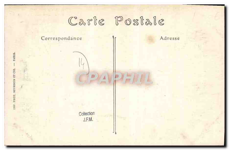 CPA Trouville L'Eglise Notre Dame de Bon Secours — Rückseite