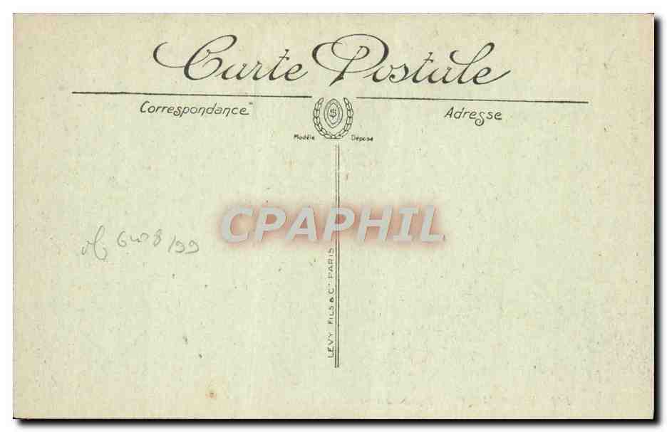CPA Trouville L'Eglise Notre Dame  — Verso