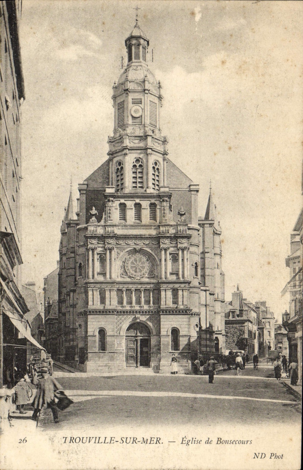 CPA Trouville L'Eglise De Bonsecours