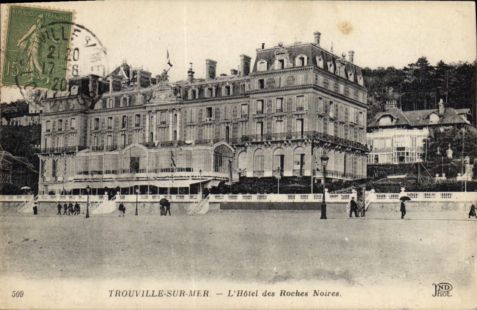 Trouville-sur-Mer — L'Hôtel des Roches Noires — JND Phot.