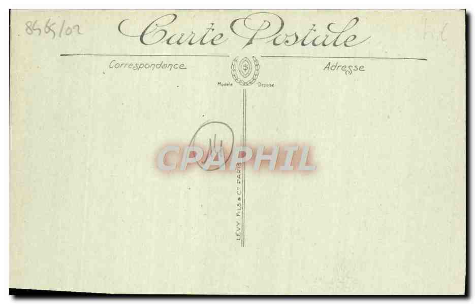 CPA Trouville Le Trouville Palace et les Planches — Rückseite