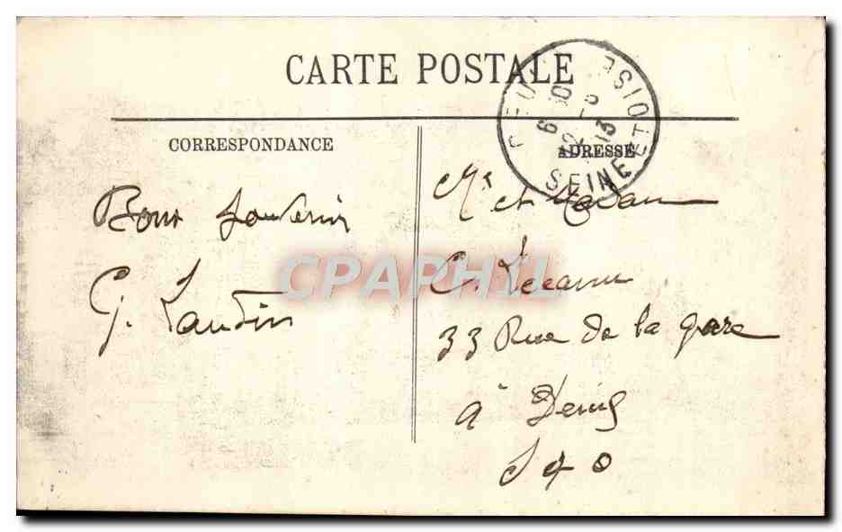 CPA Trouville Deauville Bateaux Yachts — Verso