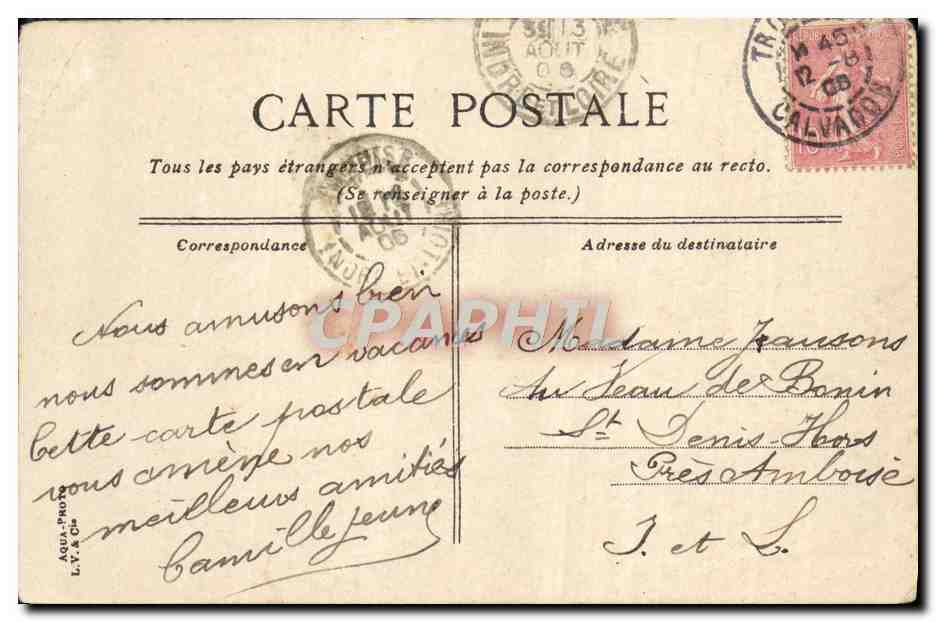 CPA Trouville L'arrivee d'un torpilleur Bateau  — Rückseite