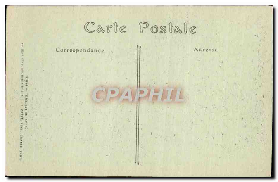CPA Trouville L'Avant Port Depart du Bateau du Havre — Verso