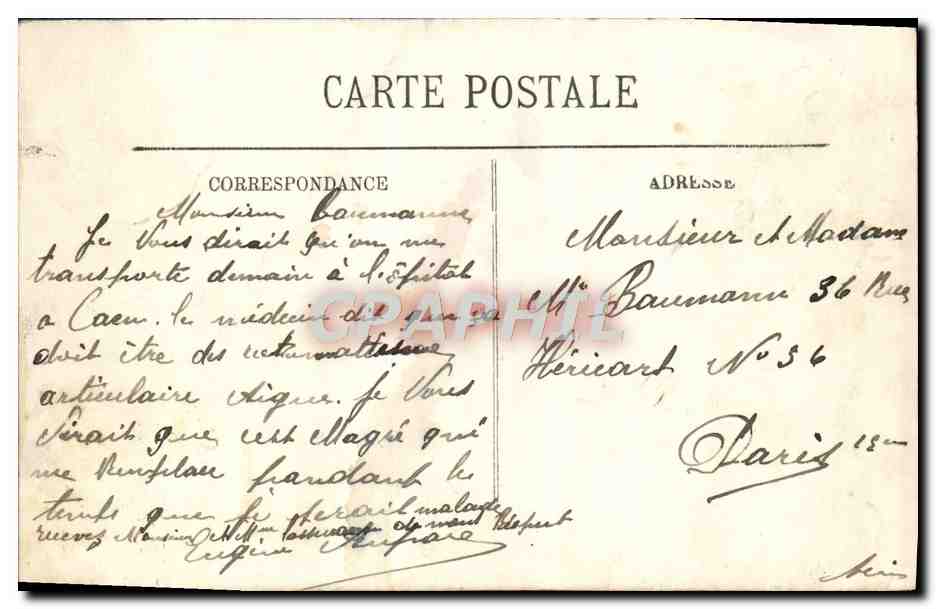 CPA Trouville Le depart de l'Augustin Normand Bateau  — Verso