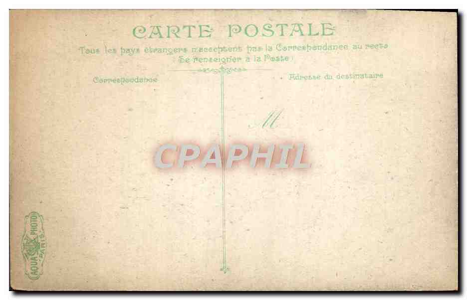 CPA Trouville Le calvaire — Verso