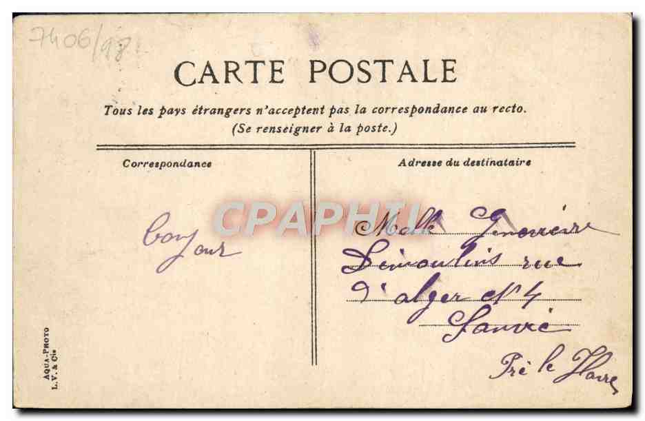 CPA Trouville L'eden casino — Verso