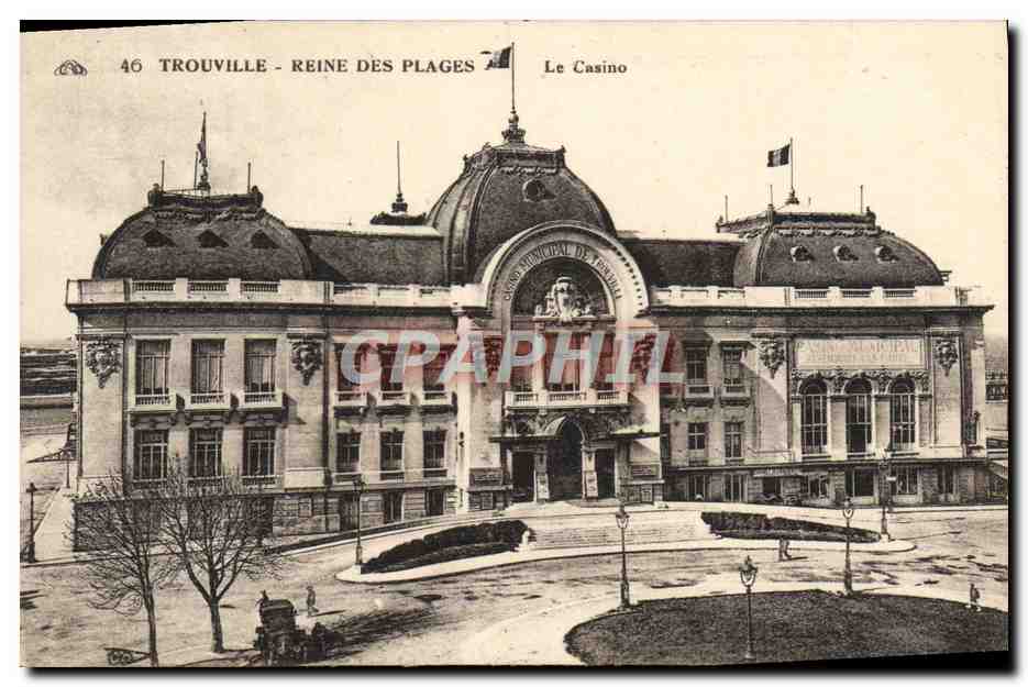 CPA Trouville Reine des plages le casino