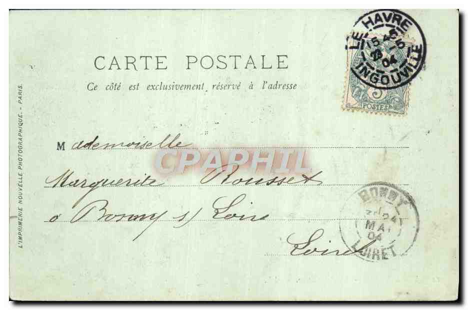 CPA Trouville L'Eden casino — Verso