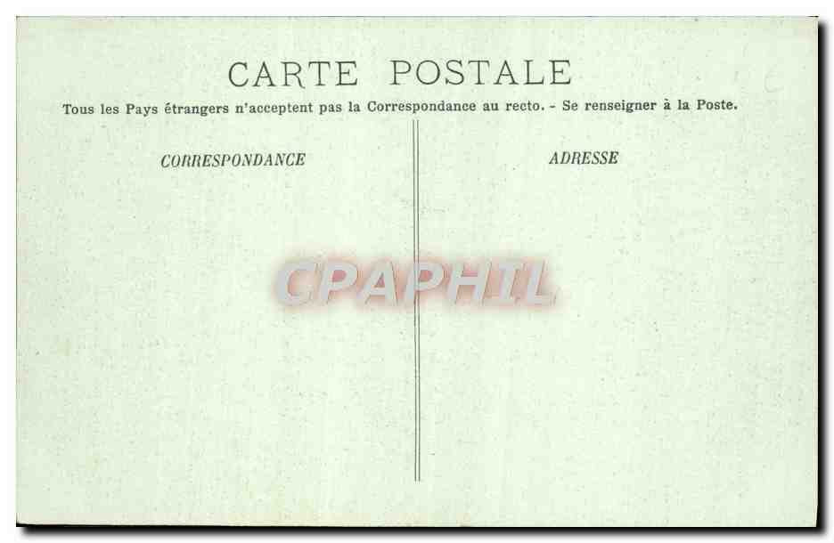 CPA Trouville La casino et les planches — Verso