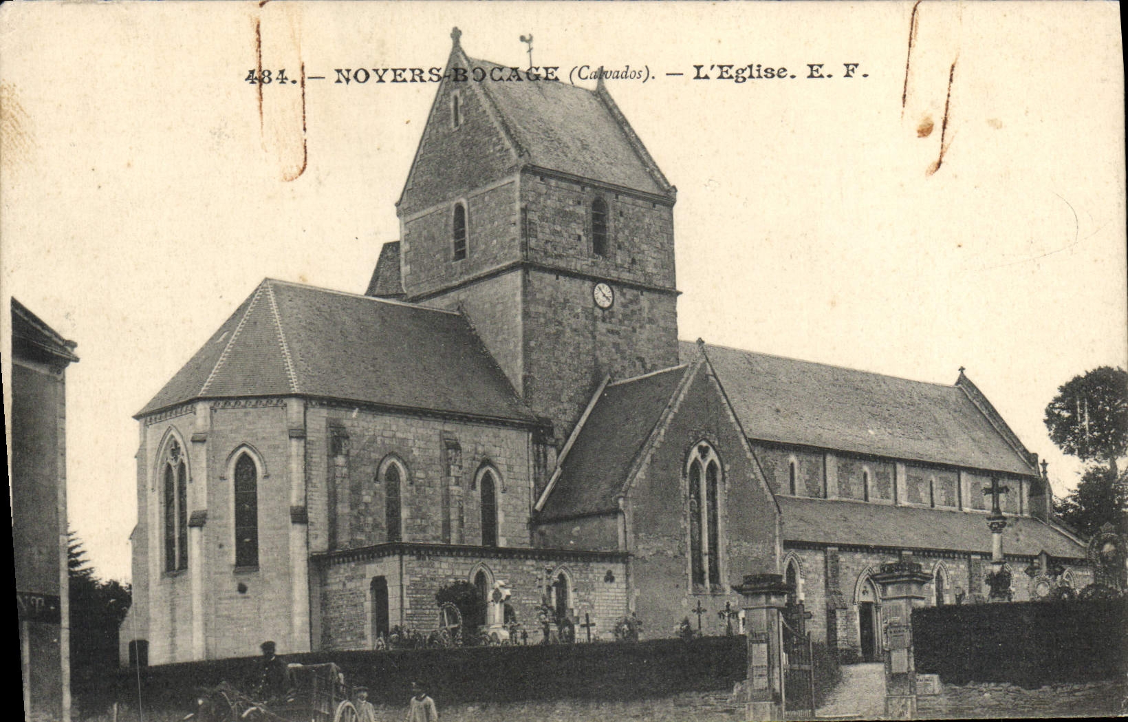Noyers-Bocage (Calvados) — L'Église. E.F. — N° 434
