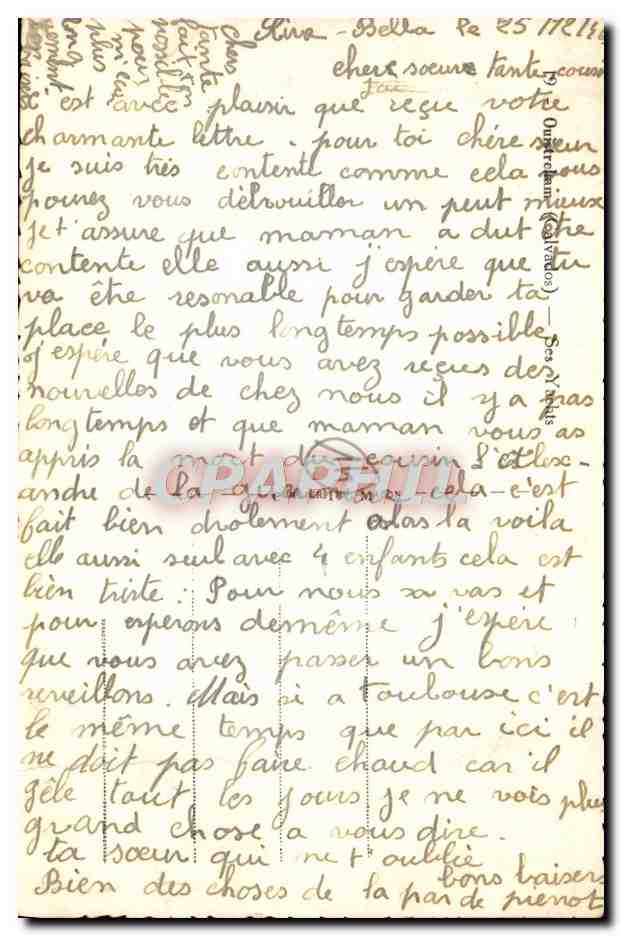 CPM Ouistreham Bateaux Phare  — Rückseite