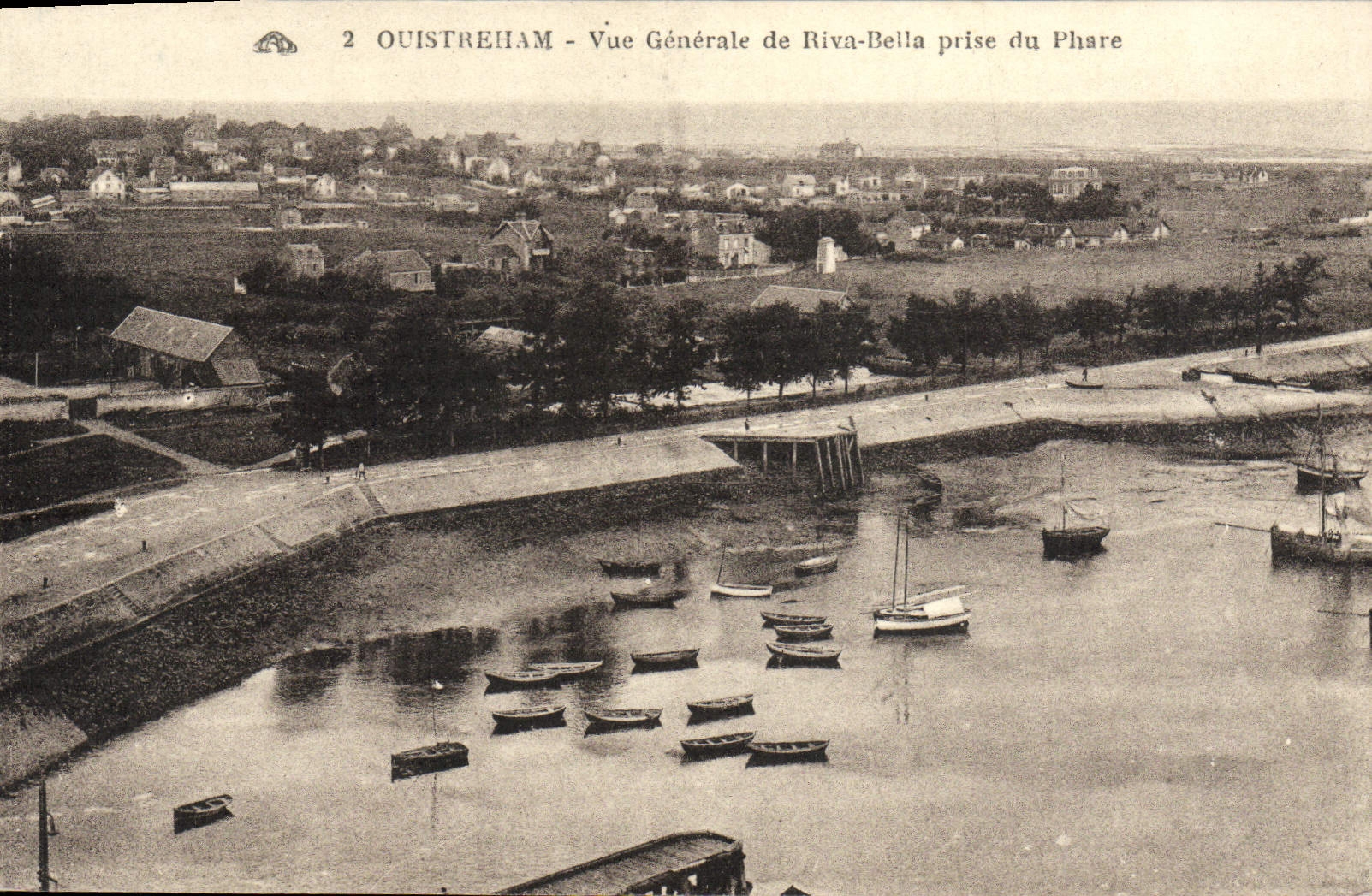 Ouistreham - Vue Générale de Riva-Bella prise du Phare