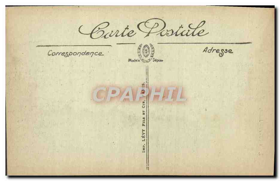 CPA Ouistreham Le Phare — Rückseite