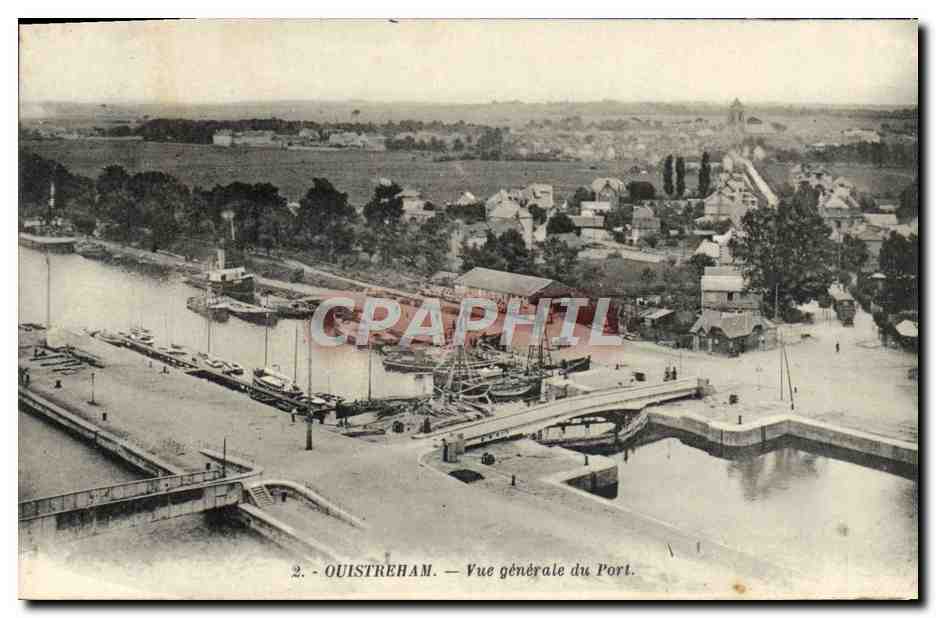 Ouistreham — Vue générale du Port — G. Artaud, éditeur, Nantes