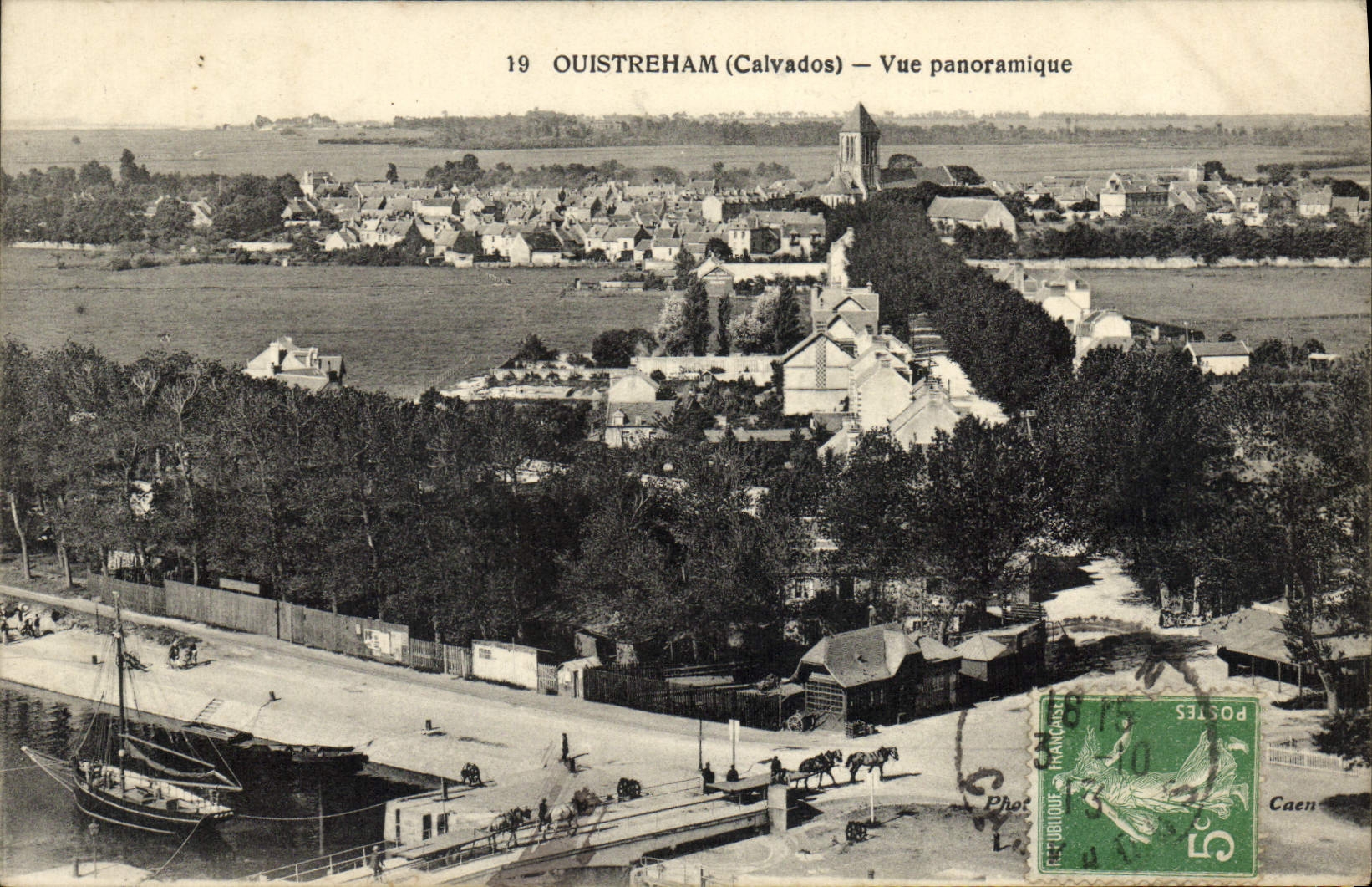 Ouistreham (Calvados) — Vue panoramique — Phot. Caen