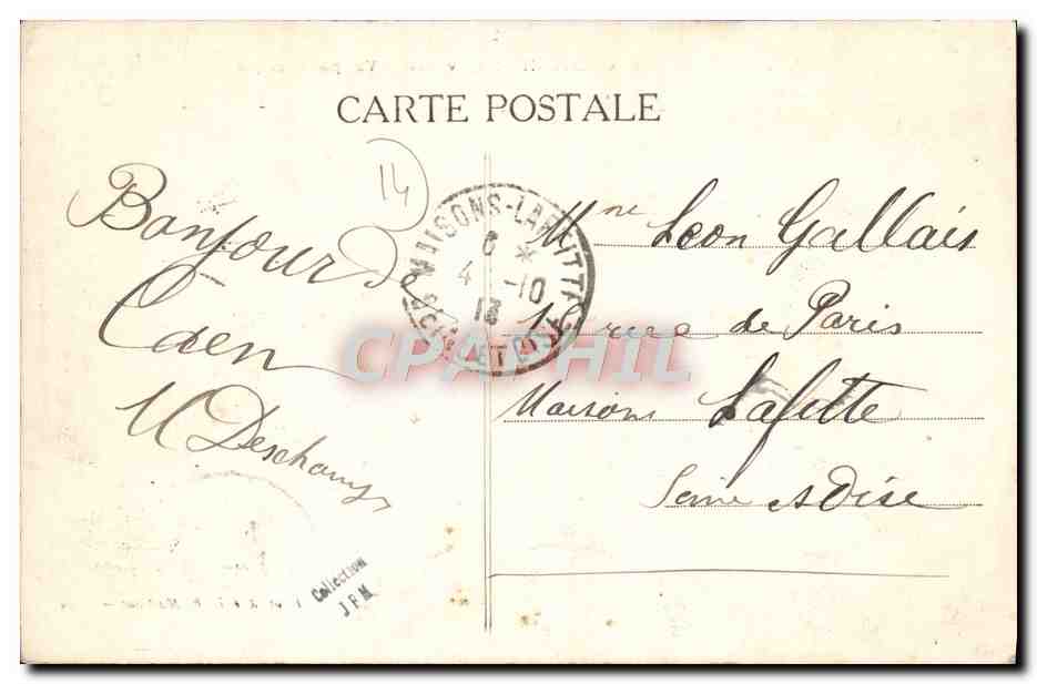 Ouistreham (Calvados) — Vue panoramique — Phot. Caen — Verso