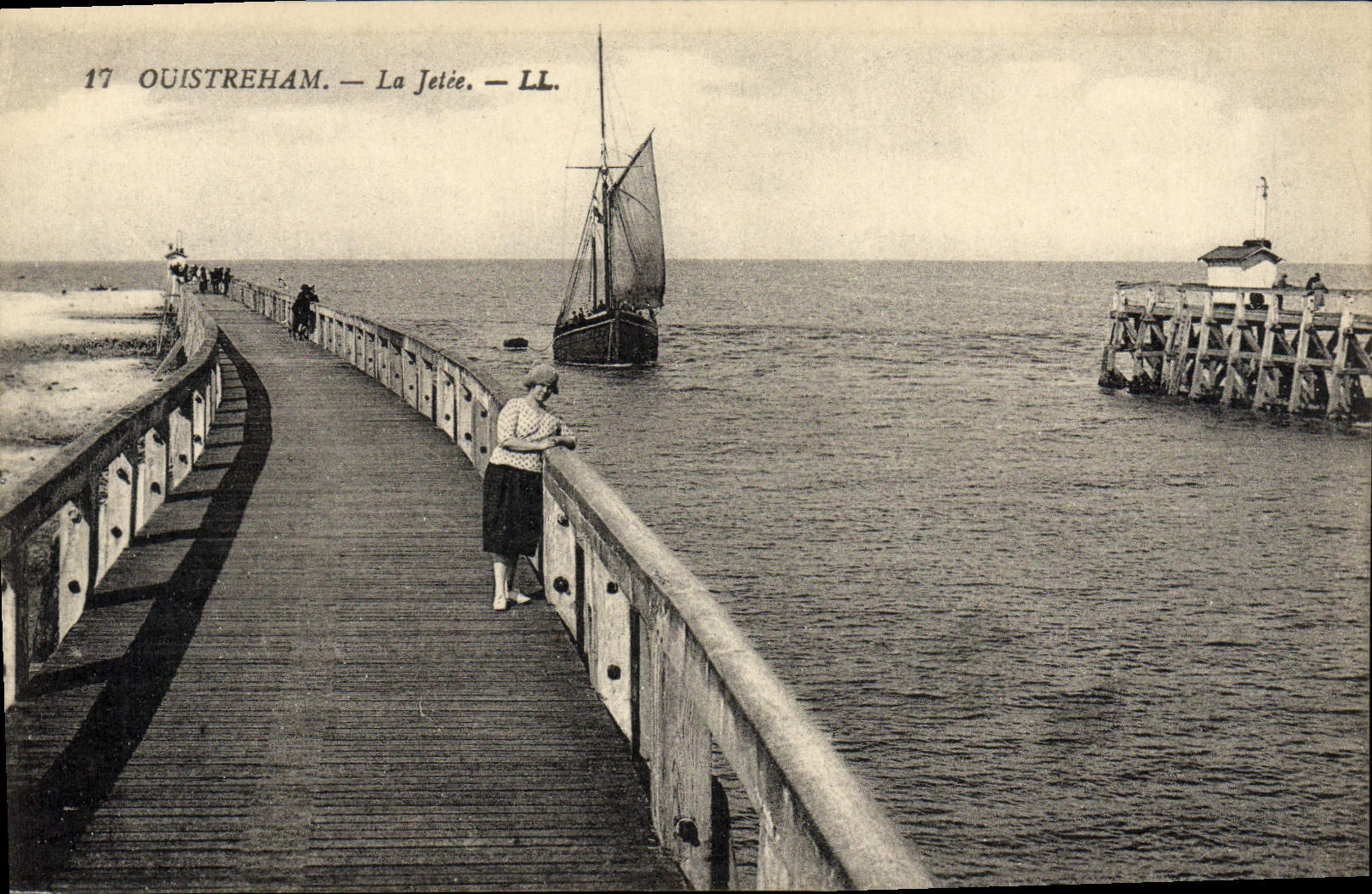 Ouistreham — Die Mole — LL.