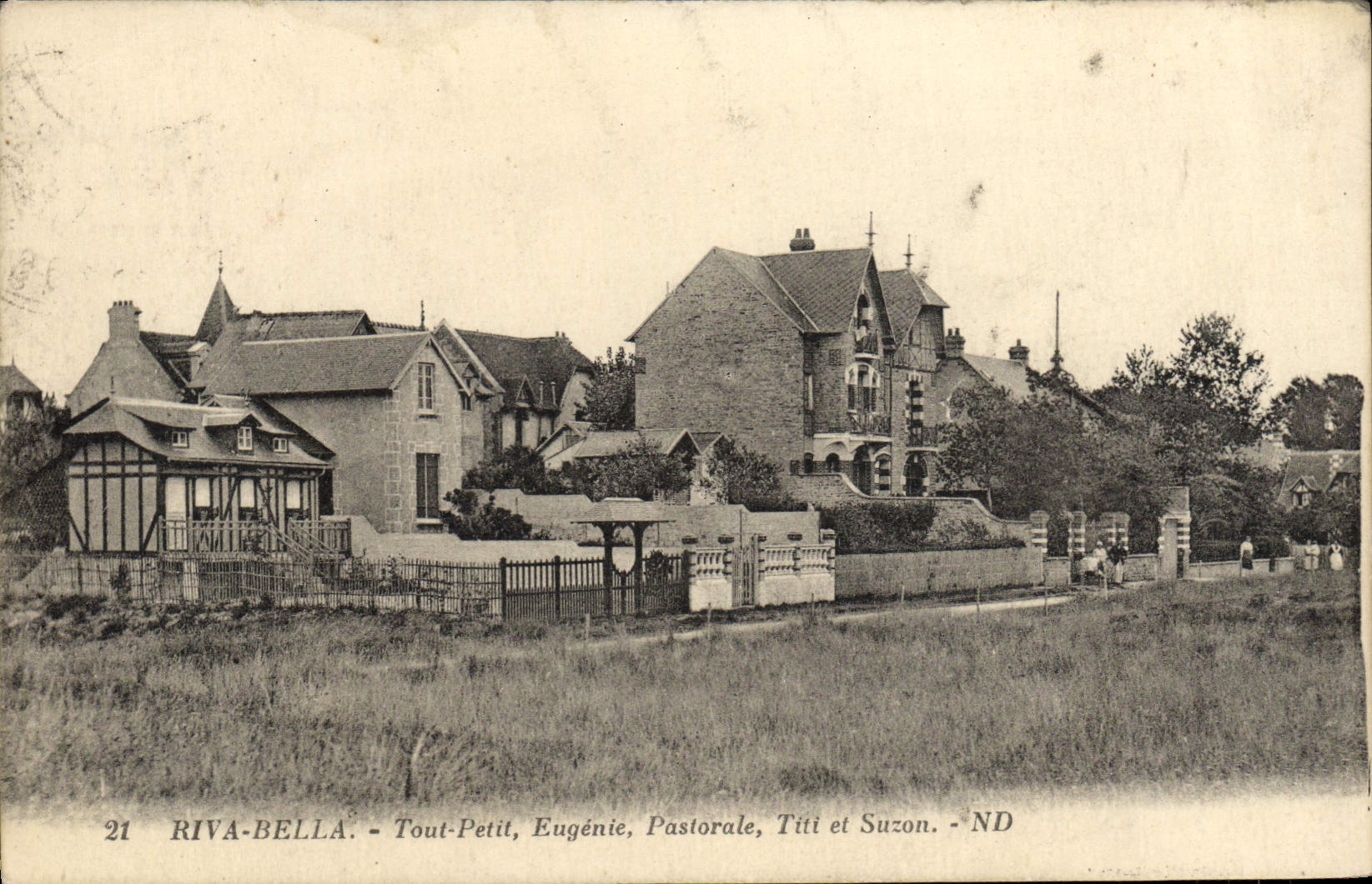 CPA Riva bella Tout petit Eugenie pastorale Titi et Suzon 