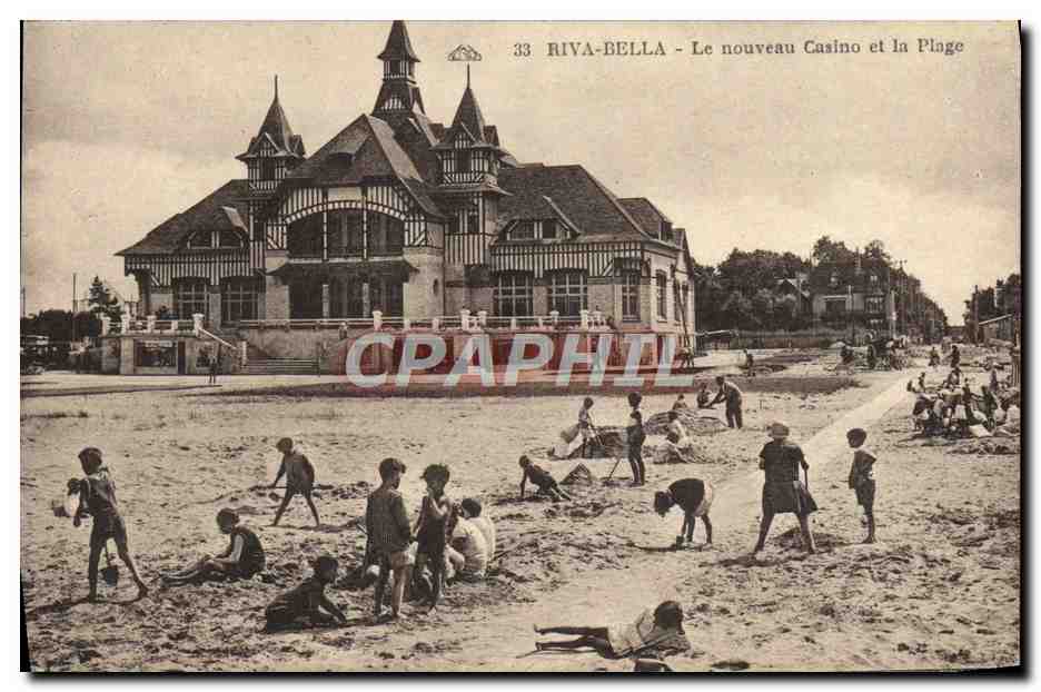 CPA Riva Bella Le nouveau casino et la plage Enfants
