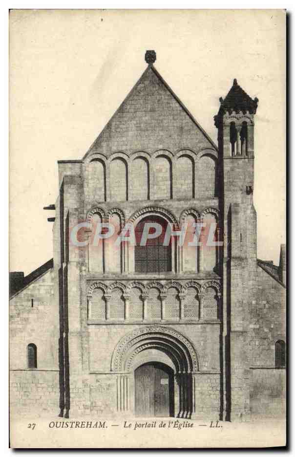 Ouistreham — Le portail de l'Église — L.L.