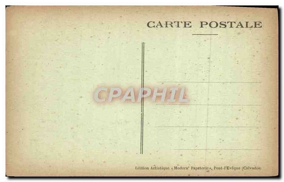 CPA La normandie Pont L'Eveque Interieur de l'eglise — Rückseite