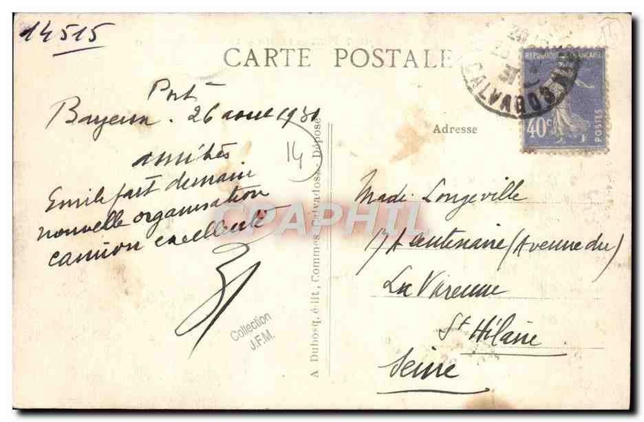 PORT-en-RESSIN — La Ville et l'Avant-Port — A+D 7 — Achterkant