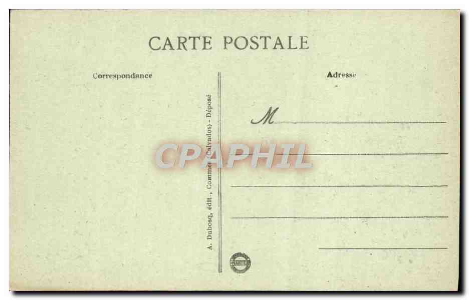 Port-en-Bessin — La Tempête du 21 février — A+D 100 — Achterkant