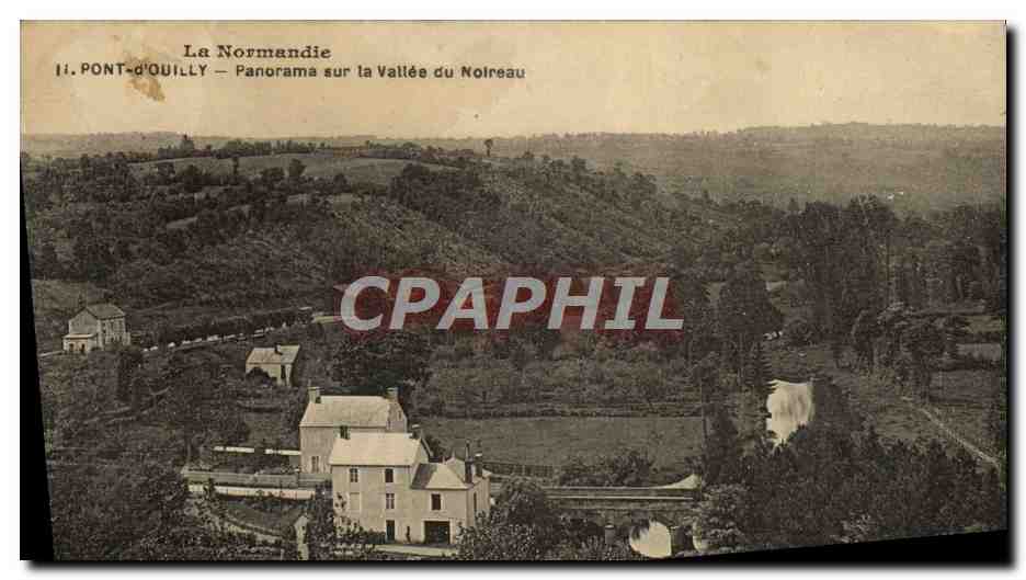 CPA La Normandie Pont d'Ouilly panorma sur la vallee du noireau