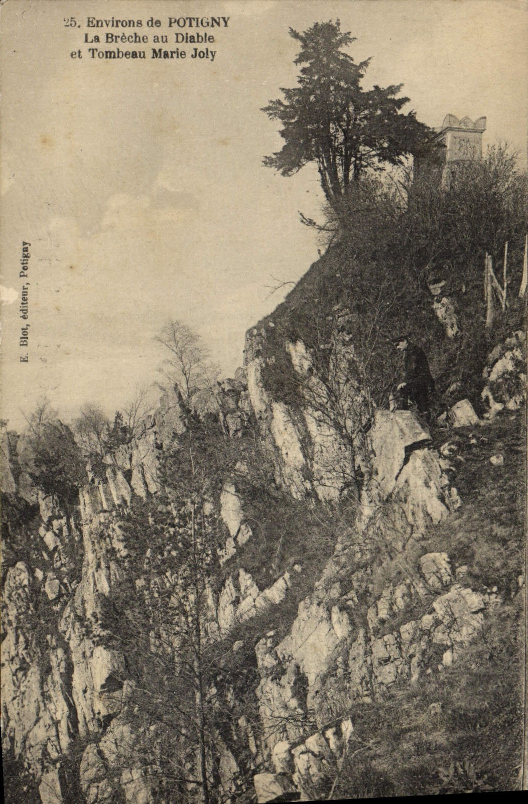 Um POTIGNY — La Brèche au Diable und Tombeau Marie Joly — E. Blot, Verleger, Potigny