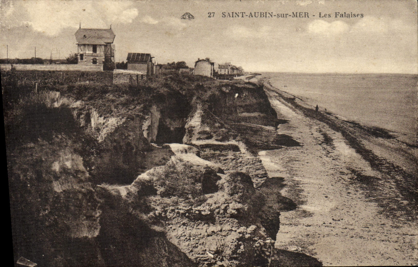 Saint-Aubin-sur-Mer — Les Falaises — Éditeur : Atelier des Arts Photographiques de La Ferté-Vidame
