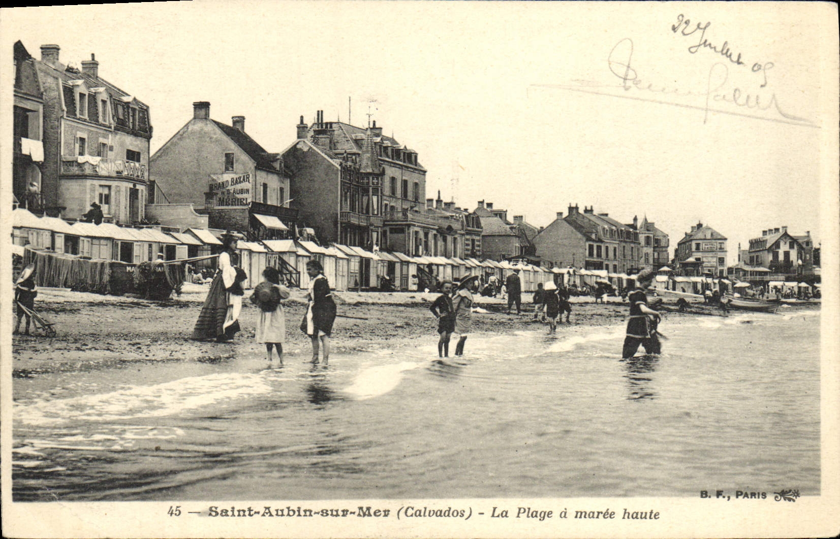 CPA Saint Aubin sur Mer La Plage a Maree Basse