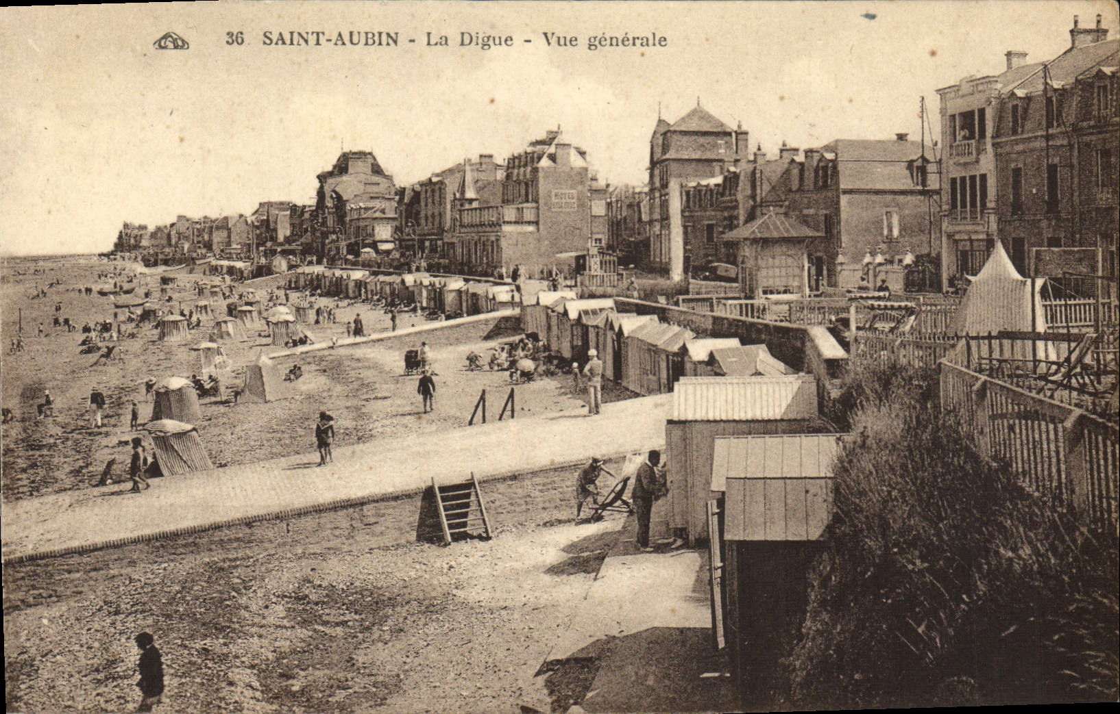 Saint-Aubin - La Digue - Vue générale