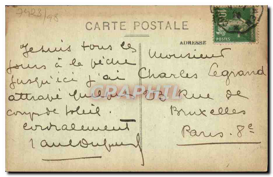 CPA Saint Aubin sur Mer La Joie des Enfants — Rückseite