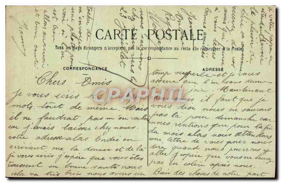 CPA Saint Aubin sur Mer La Joie des Enfants — Rückseite