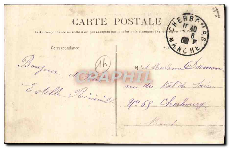 CPA Environs de Bayeux Sully Porte du Manoir de Bussy — Rückseite