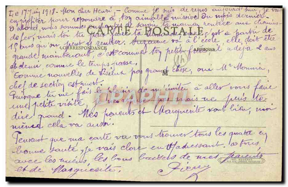 CPA Saint Andre d'Hebertot L'Eglise — Verso