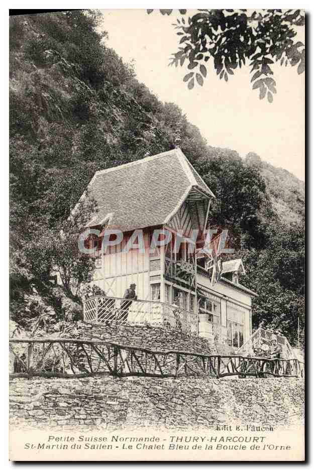 St-Martin-du-Sailly - Der blaue Chalet der Schleife der Orne — Verlag B. Faucon