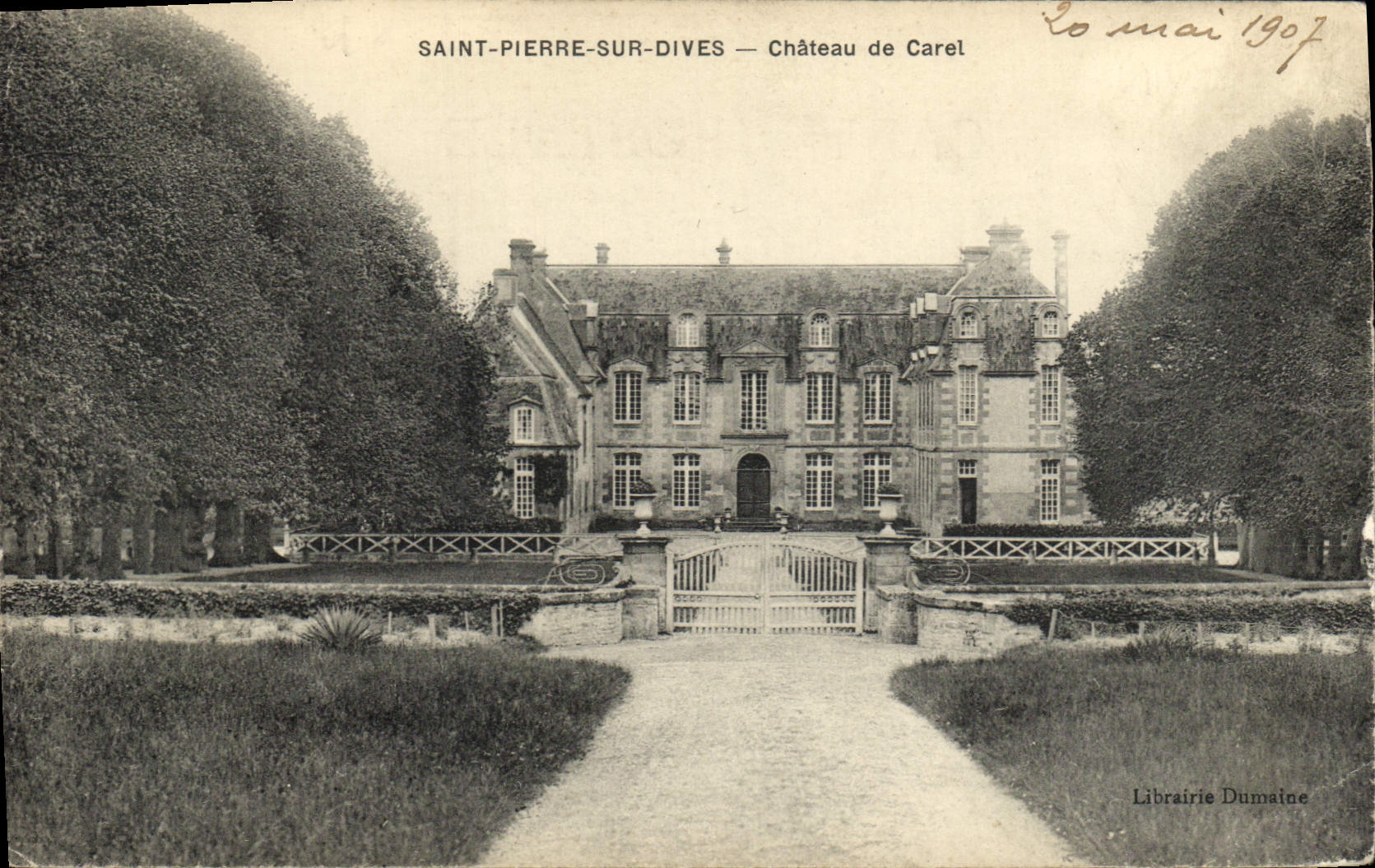 Saint-Pierre-sur-Dives — Château de Carel — Librairie Dumaine