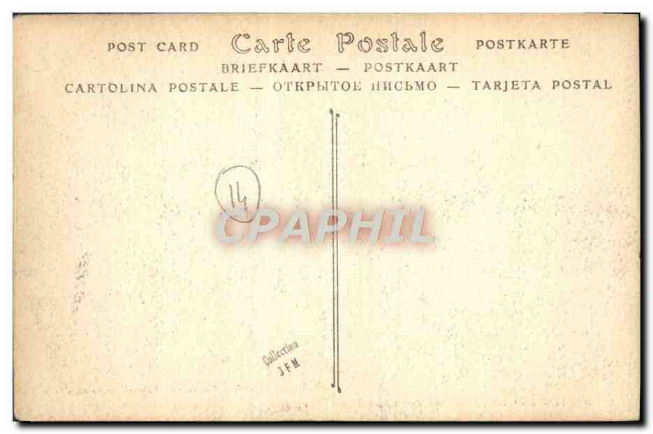 CPA Saint Pierre Sur Dives Le chateau de Carel — Verso