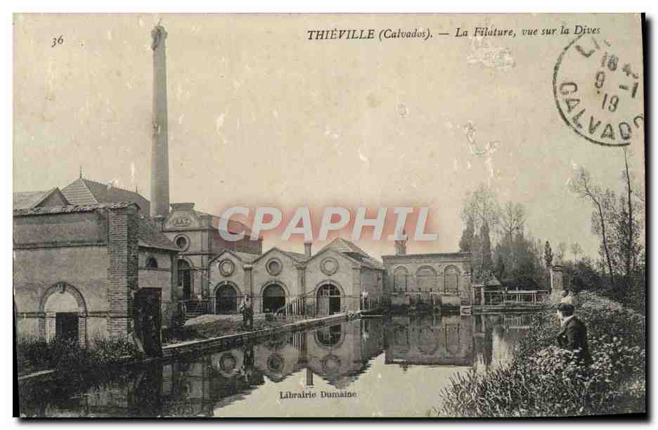 CPA Thieville La Filature Vue Sur la Dives