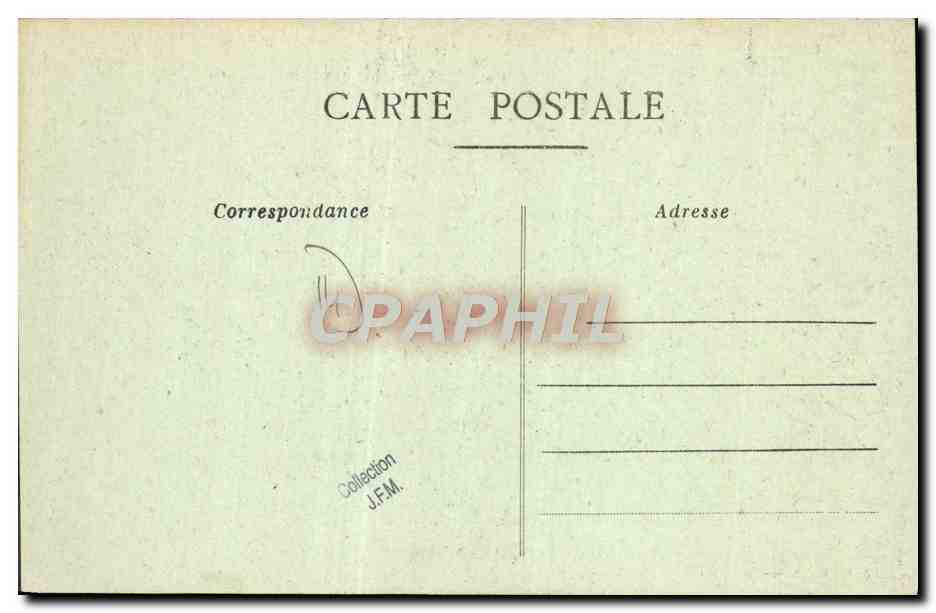 CPA Thury Harcourt Vue pittoresque sur la riviere et le chateau  — Rückseite