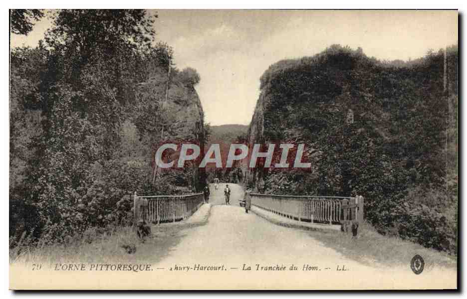 CPA Thury Harcourt La Tranchee du Hom