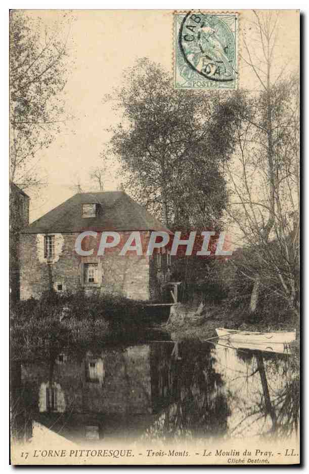 CPA Trois Monts Le moulin du Pray 