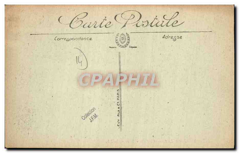 CPA Toucqueville La Villa Mors — Verso