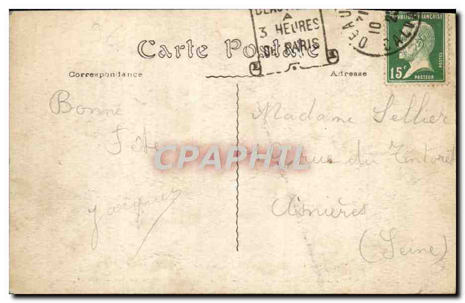 Camp de TOURGEVILLE près Deauville (Calvados) — L'un des Dortoirs — Association Générale des CAMPS de VACANCES — Rückseite